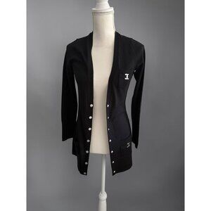 WHITE HOUSE BLACK MARKET Black Cardigan Sweater Size XS